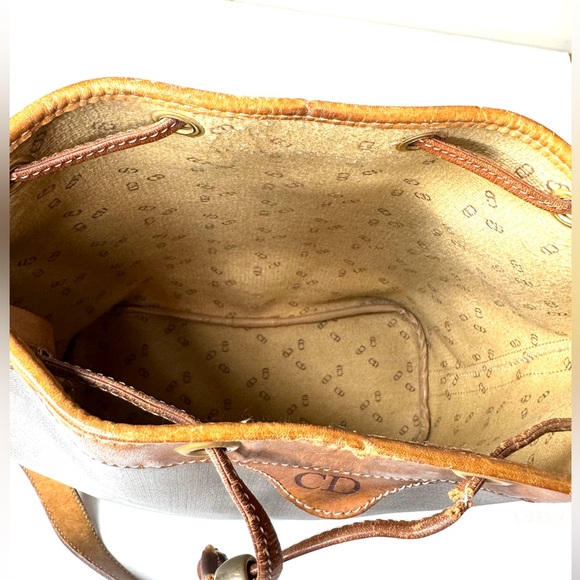 CHRISTIAN DIOR BUCKET BAG 2 in 1 VINTAGE - Picture 10 of 15
